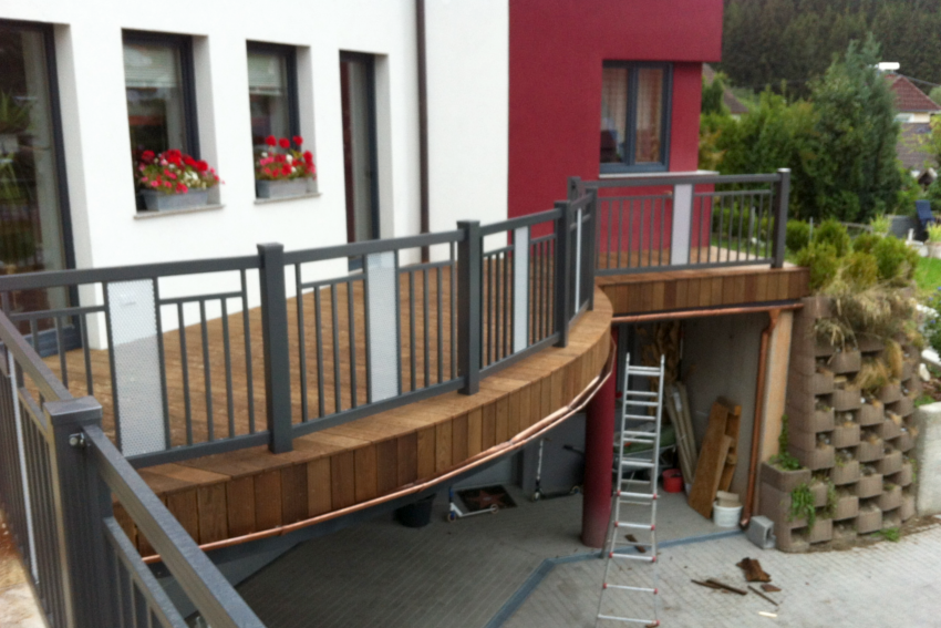 Fassaden und Terrassen