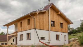 Einfamilienhaus Holzriegel Wartberg