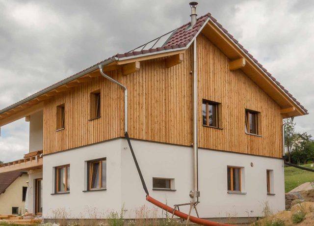 Einfamilienhaus Holzriegel Wartberg