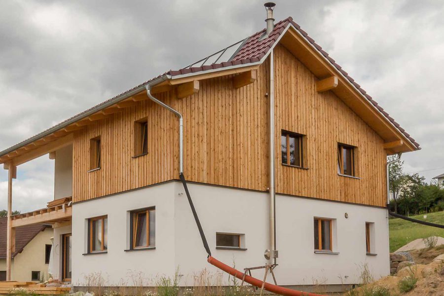 Einfamilienhaus Holzriegel Wartberg