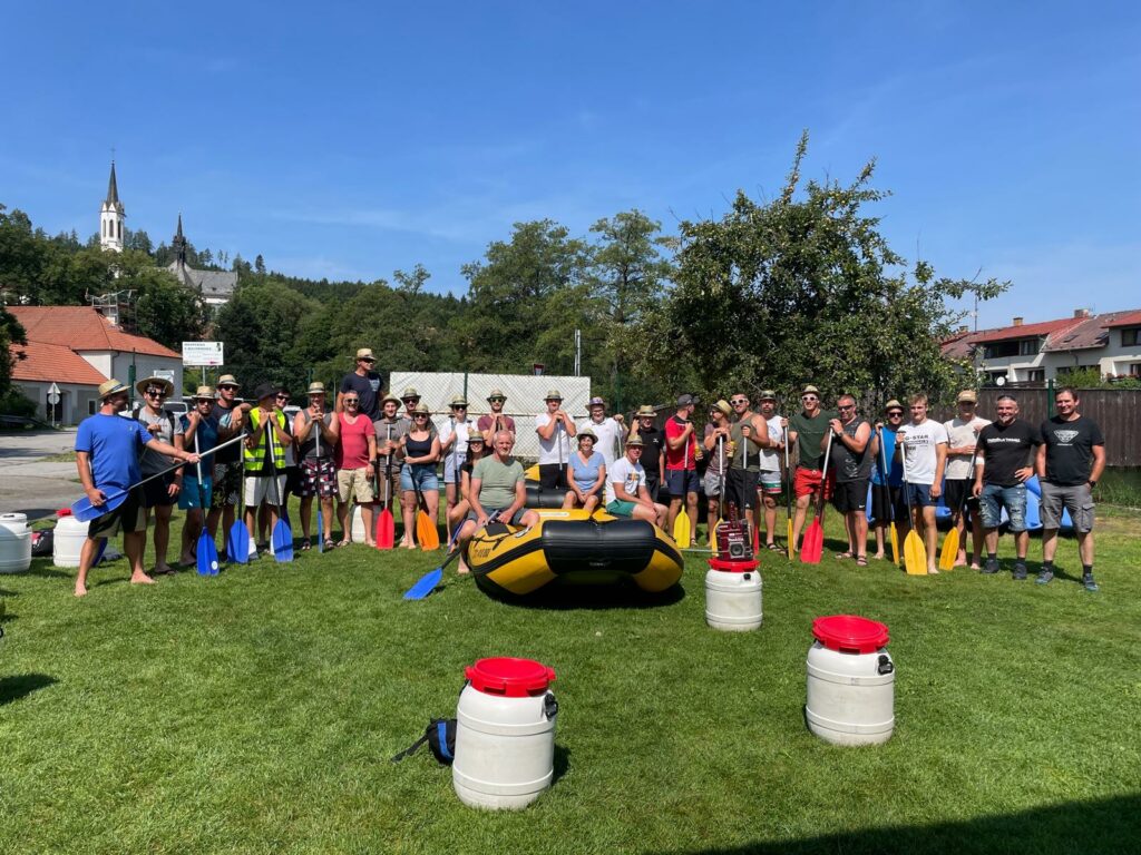 Gruppenfoto Raften
